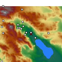 Nearby Forecast Locations - Thermal - Carte