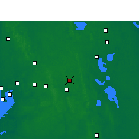 Nearby Forecast Locations - Winter Haven's Gilbert (Aéroport) - Carte