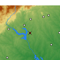 Nearby Forecast Locations - Anderson - Carte