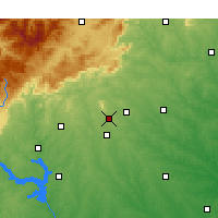 Nearby Forecast Locations - Greenville - Carte