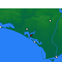 Nearby Forecast Locations - Panama City - Carte