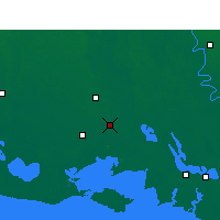 Nearby Forecast Locations - La Nouvelle-Ibérie - Carte