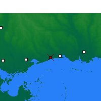 Nearby Forecast Locations - Gulfport - Carte