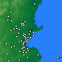 Nearby Forecast Locations - Beverly - Carte