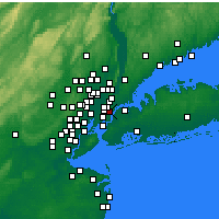 Nearby Forecast Locations - New York - Carte