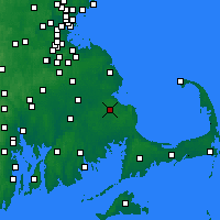 Nearby Forecast Locations - Plymouth - Carte