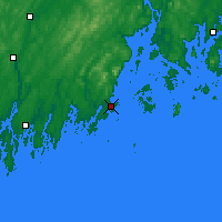 Nearby Forecast Locations - Rockland - Carte