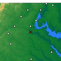 Nearby Forecast Locations - Fredericksburg - Carte