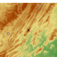 Nearby Forecast Locations - Hot Springs - Carte