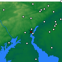 Nearby Forecast Locations - Wilmington - Carte
