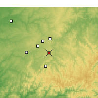 Nearby Forecast Locations - Springdale - Carte