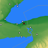 Nearby Forecast Locations - Saint Catharines - Carte