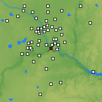 Nearby Forecast Locations - St Paul South - Carte