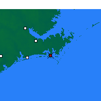 Nearby Forecast Locations - Beaufort - Carte