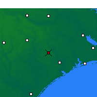 Nearby Forecast Locations - Jacksonville - Carte