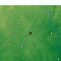 Nearby Forecast Locations - Monroe - Carte