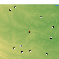 Nearby Forecast Locations - Guthrie - Carte