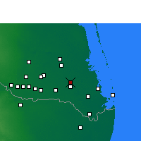 Nearby Forecast Locations - Harlingen - Carte