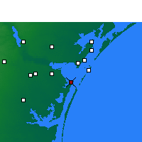 Nearby Forecast Locations - Flour Bluff - Carte