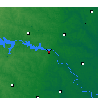 Nearby Forecast Locations - Roanoke Rapids - Carte