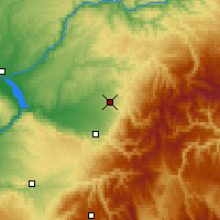 Nearby Forecast Locations - Walla Walla - Carte