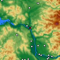 Nearby Forecast Locations - Kelso - Carte