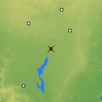 Nearby Forecast Locations - Wisconsin Rapids - Carte
