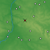 Nearby Forecast Locations - Kraśnik - Carte