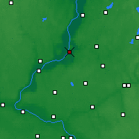 Nearby Forecast Locations - Grudziądz - Carte