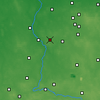 Nearby Forecast Locations - Zduńska Wola - Carte