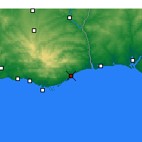 Nearby Forecast Locations - Tavira - Carte
