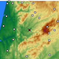Nearby Forecast Locations - Tábua - Carte