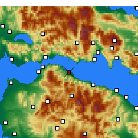 Nearby Forecast Locations - Aigion - Carte