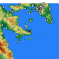 Nearby Forecast Locations - Poros - Carte
