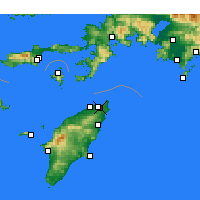 Nearby Forecast Locations - Ialyssos - Carte