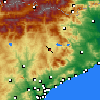 Nearby Forecast Locations - Vic - Carte