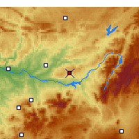Nearby Forecast Locations - Úbeda - Carte