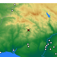Nearby Forecast Locations - Nerva - Carte