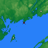Nearby Forecast Locations - Welch Cove - Carte