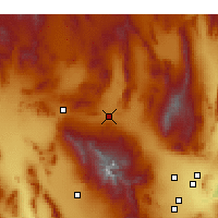 Nearby Forecast Locations - Indian Springs - Carte