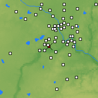 Nearby Forecast Locations - Mine./Fly Cld - Carte