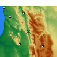 Nearby Forecast Locations - Citrusdal - Carte