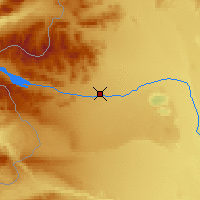 Nearby Forecast Locations - Alto Río Senguer - Carte
