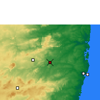 Nearby Forecast Locations - Limoeiro - Carte