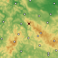 Nearby Forecast Locations - Brotterode - Carte