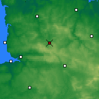 Nearby Forecast Locations - Vire - Carte