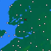 Nearby Forecast Locations - Heerenveen - Carte