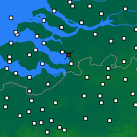 Nearby Forecast Locations - Berg-op-Zoom - Carte