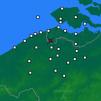 Nearby Forecast Locations - Aardenburg - Carte