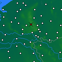 Nearby Forecast Locations - Hoenderloo - Carte
